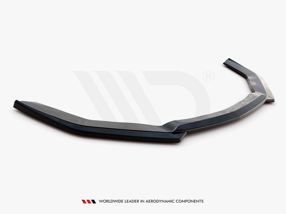 Maxton Design Front Splitter Ford Mustang Mk6 Facelift (2018-) - Carbon Look