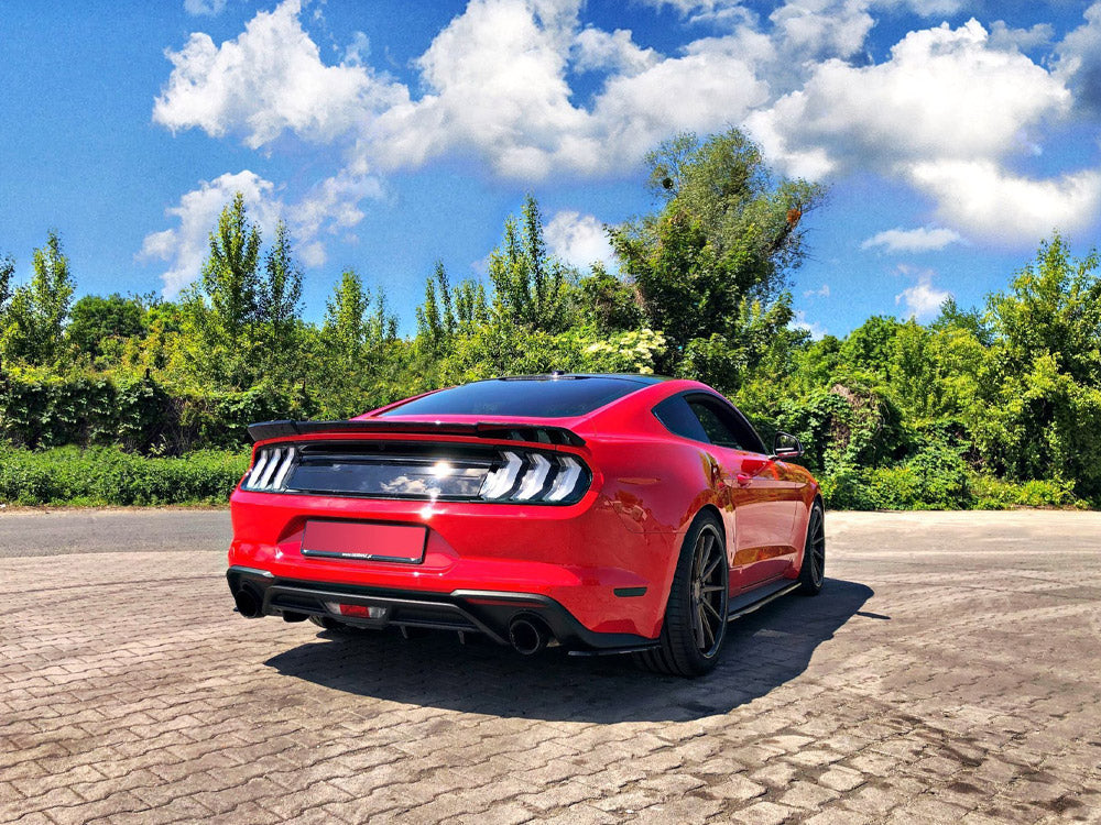Maxton Design Rear Side Splitters Ford Mustang Mk6 Facelift (2017-)