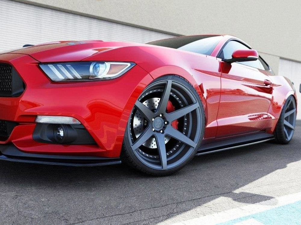 Maxton Design Side Skirts Diffusers Ford Mustang Mk6 (2014-2017)