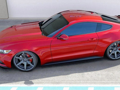 Maxton Design Side Skirts Diffusers Ford Mustang Mk6 (2014-2017)