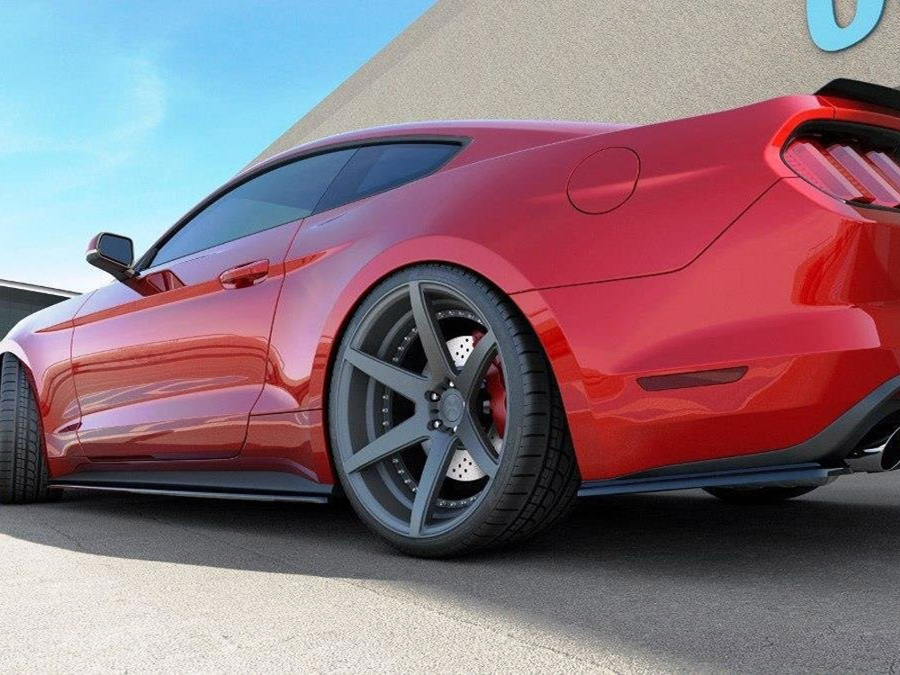Maxton Design Side Skirts Diffusers Ford Mustang Mk6 (2014-2017)