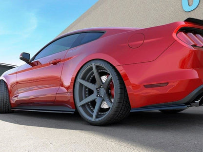 Maxton Design Side Skirts Diffusers Ford Mustang Mk6 (2014-2017)