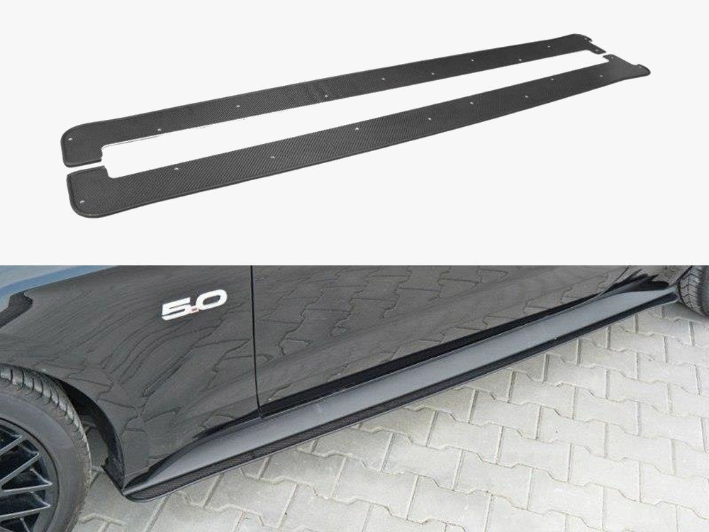 Maxton Design Racing Side Skirts Diffusers Ford Mustang GT Mk6