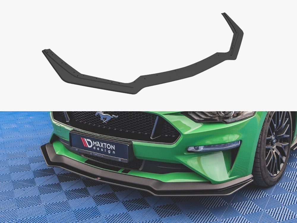 Maxton Design Street PRO Front Splitter V.1 Ford Mustang GT Mk6 Facelift
