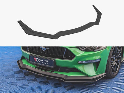 Maxton Design Street PRO Front Splitter V.1 Ford Mustang GT Mk6 Facelift