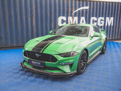 Maxton Design Street PRO Front Splitter V.1 Ford Mustang GT Mk6 Facelift