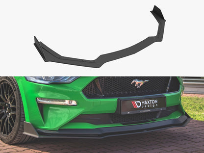 Maxton Design Street PRO Front Splitter V.2 Ford Mustang GT Mk6 Facelift