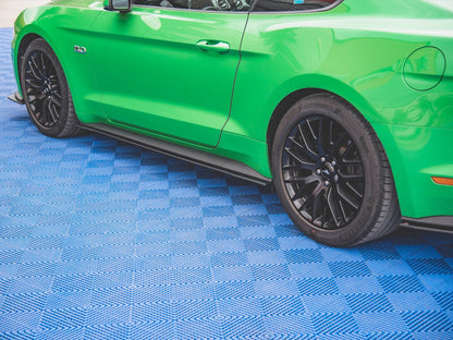 Maxton Design Street PRO Side Skirts Diffusers V.1 Ford Mustang GT Mk6 Facelift
