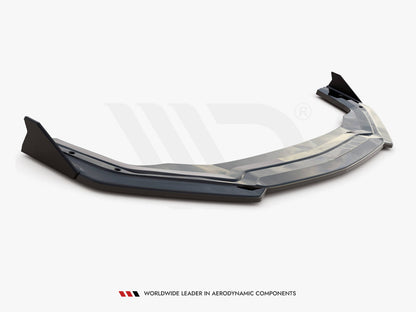 Maxton Design Front Splitter V.2 + Flaps Ford Mustang GT Mk6 Facelift
