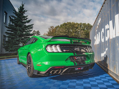 Maxton Design Central Rear Splitter Ford Mustang GT Mk6 Facelift (2017-)