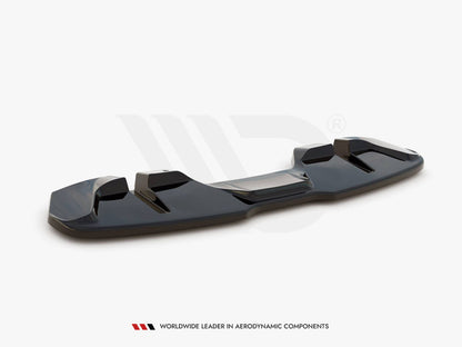 Maxton Design Central Rear Splitter Ford Mustang GT Mk6 Facelift (2017-)