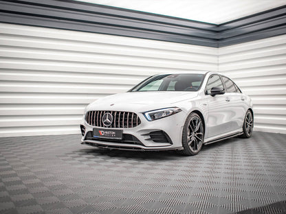 Maxton Design Front Splitter V.4 Mercedes A35 AMG / AMG-Line W177