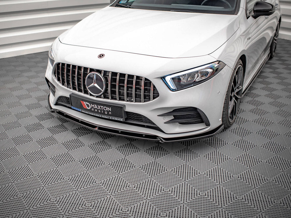 Maxton Design Front Splitter V.4 Mercedes A35 AMG / AMG-Line W177