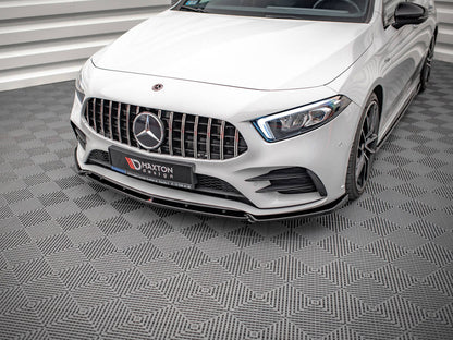 Maxton Design Front Splitter V.4 Mercedes A35 AMG / AMG-Line W177