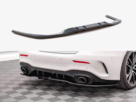 Maxton Design Rear Splitter (Vertical Bars) V.1 Mercedes A 35 AMG Sedan V177
