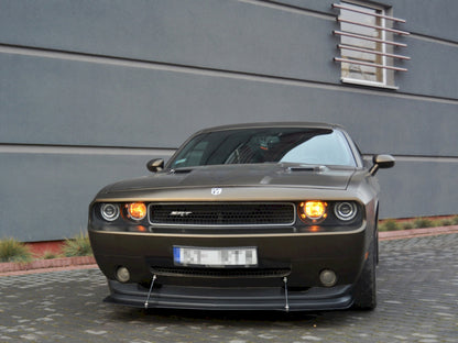 Maxton Design Hybrid Front Splitter V.1 Dodge Challenger Mk3 PHASE-1 SRT8 Coupe