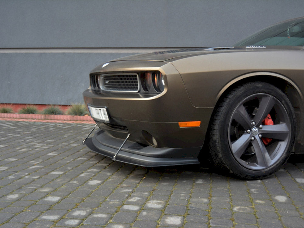 Maxton Design Hybrid Front Splitter V.1 Dodge Challenger Mk3 PHASE-1 SRT8 Coupe