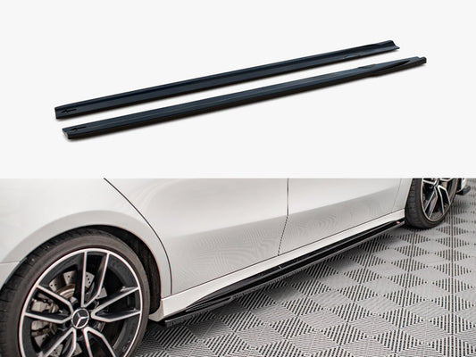 Maxton Design Side Skirts Diffusers V.2 Mercedes A35 AMG / AMG-Line W177