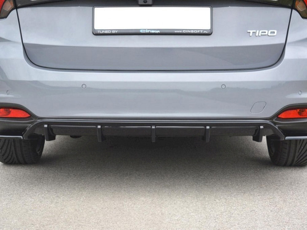 Maxton Design Rear Valance Fiat Tipo S-Design SW - Carbon Look