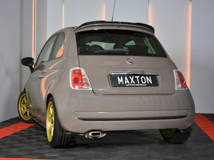 Maxton Design Rear Side Splitters Fiat 500 Pre-facelift (2007-2014) - Carbon Look