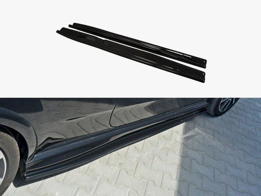 Maxton Design Side Skirts Diffusers Abarth Punto Evo - Carbon Look