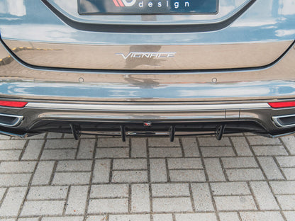 Maxton Design Rear Valance Ford Mondeo Vignale Mk5 Facelift - Textured