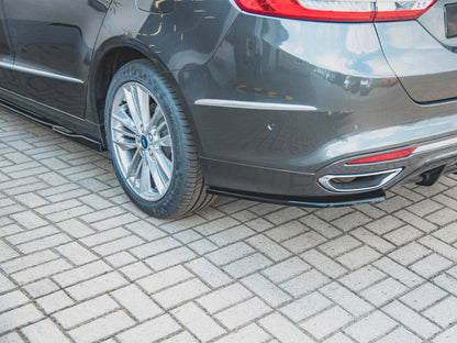 Maxton Design Rear Side Splitters Ford Mondeo Vignale Mk5 Facelift - Textured