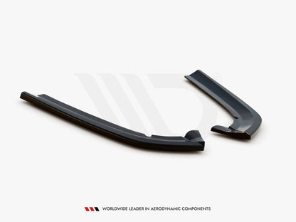 Maxton Design Rear Side Splitters Ford Mondeo Vignale Mk5 Facelift - Carbon Look