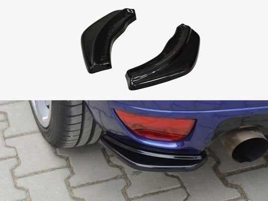 Maxton Design Rear Side Splitters Ford Focus MK1 RS - Carbon Look