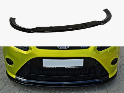 Maxton Design Front Splitter V.2 Ford Focus Mk2 RS - Carbon Look