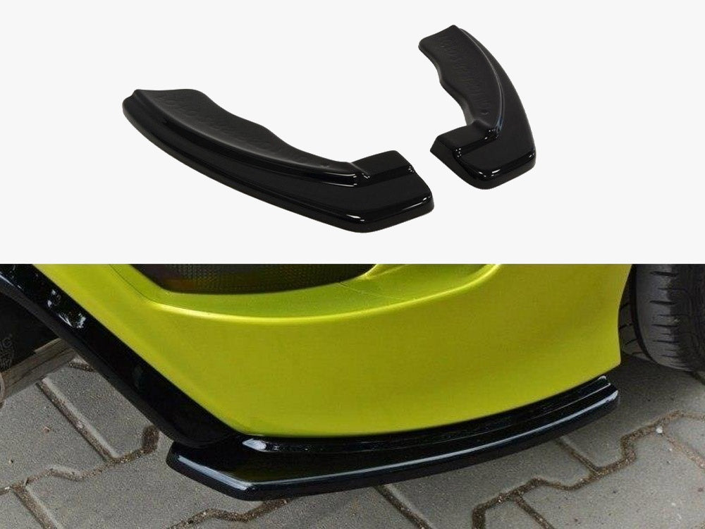 Maxton Design Rear Side Splitters Ford Focus MK2 RS - Textured