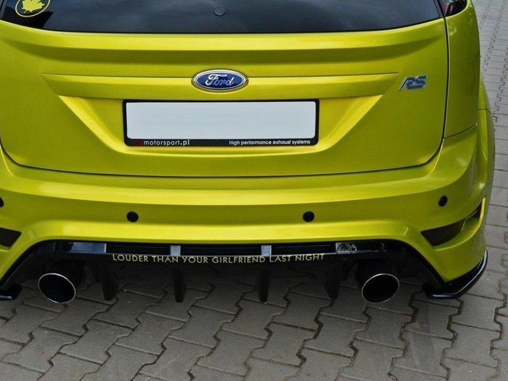 Maxton Design Rear Side Splitters Ford Focus MK2 RS - Carbon Look