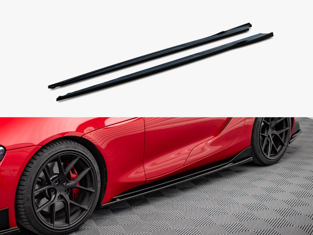 Maxton Design Side Skirts Diffusers V.3 Toyota Supra Mk5