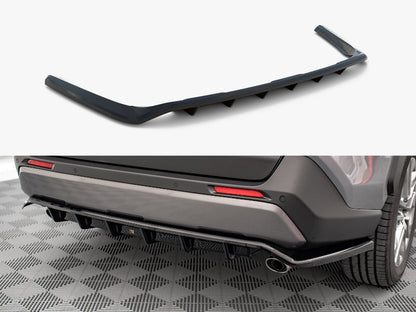 Maxton Design Rear Splitter (Vertical Bars) Toyota RAV4 Mk5