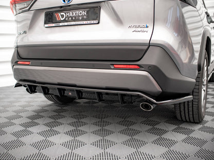 Maxton Design Rear Splitter (Vertical Bars) Toyota RAV4 Mk5
