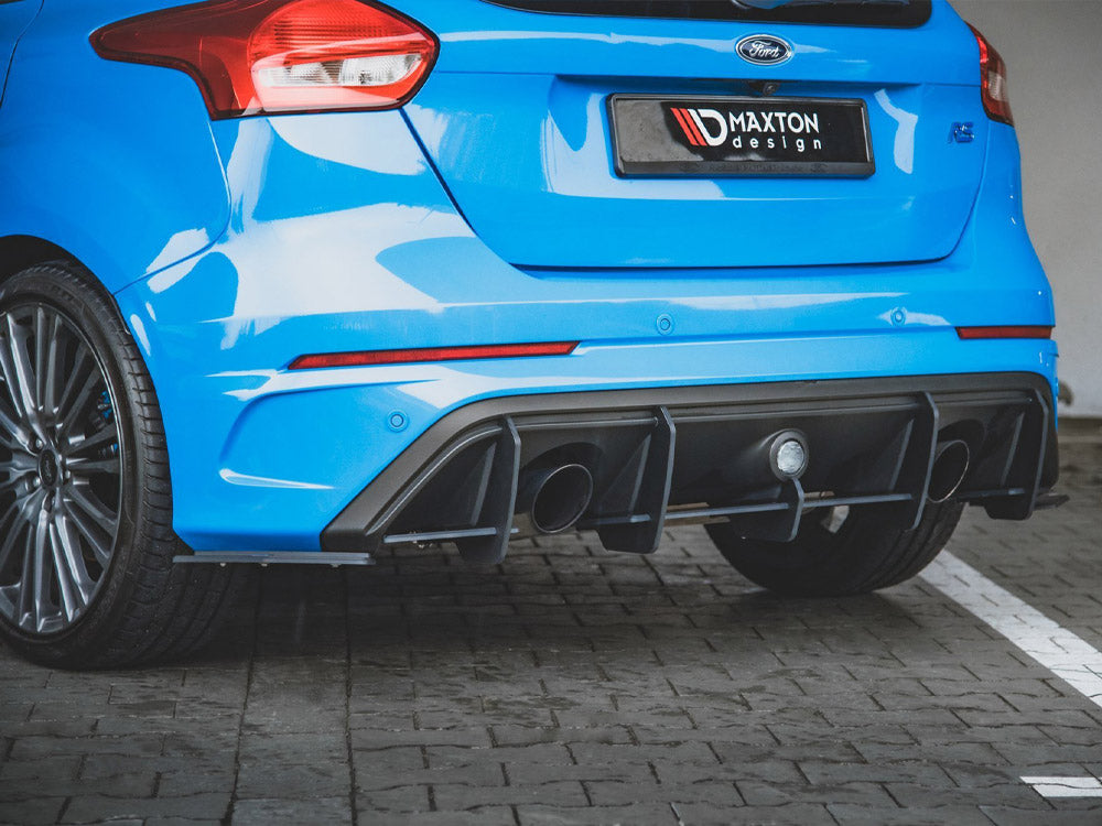 Maxton Design Street PRO Rear Side Splitters Ford Focus RS Mk3