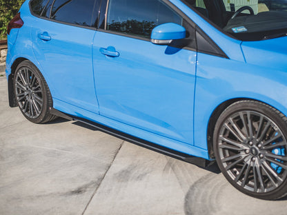 Maxton Design Street PRO Side Skirts Diffusers + Flaps Ford Focus RS Mk3