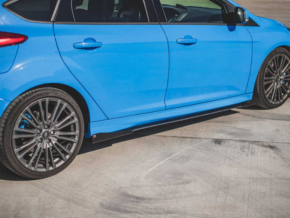 Maxton Design Street PRO Side Skirts Diffusers + Flaps Ford Focus RS Mk3