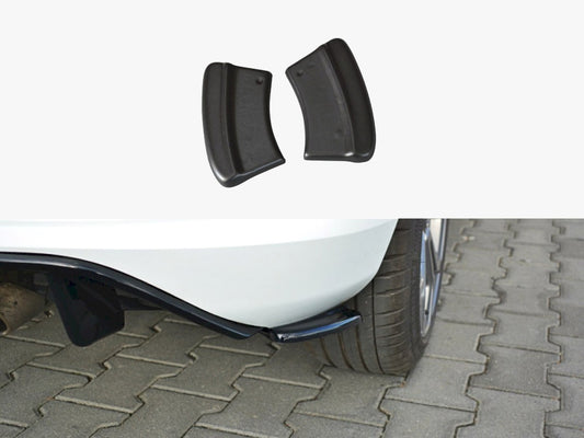 Maxton Design Rear Side Splitters V.1 Ford Fiesta Mk8 ST-Line - Carbon Look