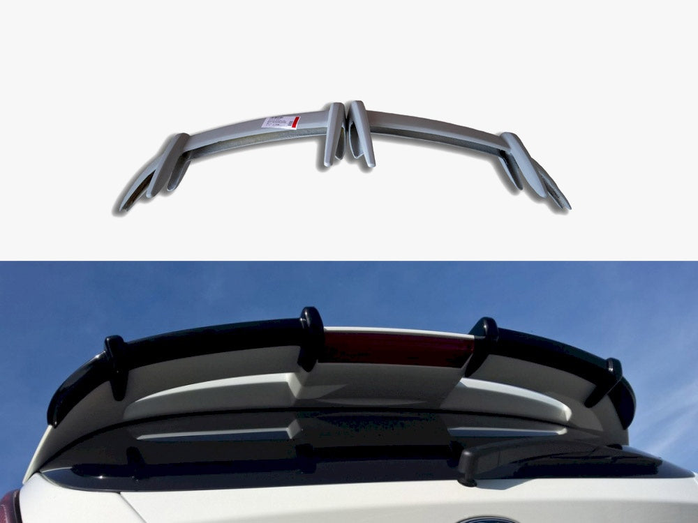 Maxton Design Roof Spoiler Extension Ford Fiesta MK7 ST / Zetec S Facelift Primer Painted