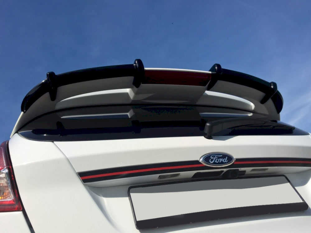 Maxton Design Roof Spoiler Extension Ford Fiesta MK7 ST / Zetec S Facelift Primer Painted