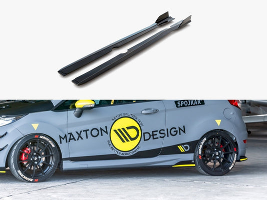 Maxton Design Side Skirts Diffusers Ford Fiesta MK7.5 ST (2013-2017)