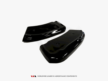 Maxton Design Rear Side Splitters Ford Fiesta Mk7 ST / ST-Line - Carbon Look