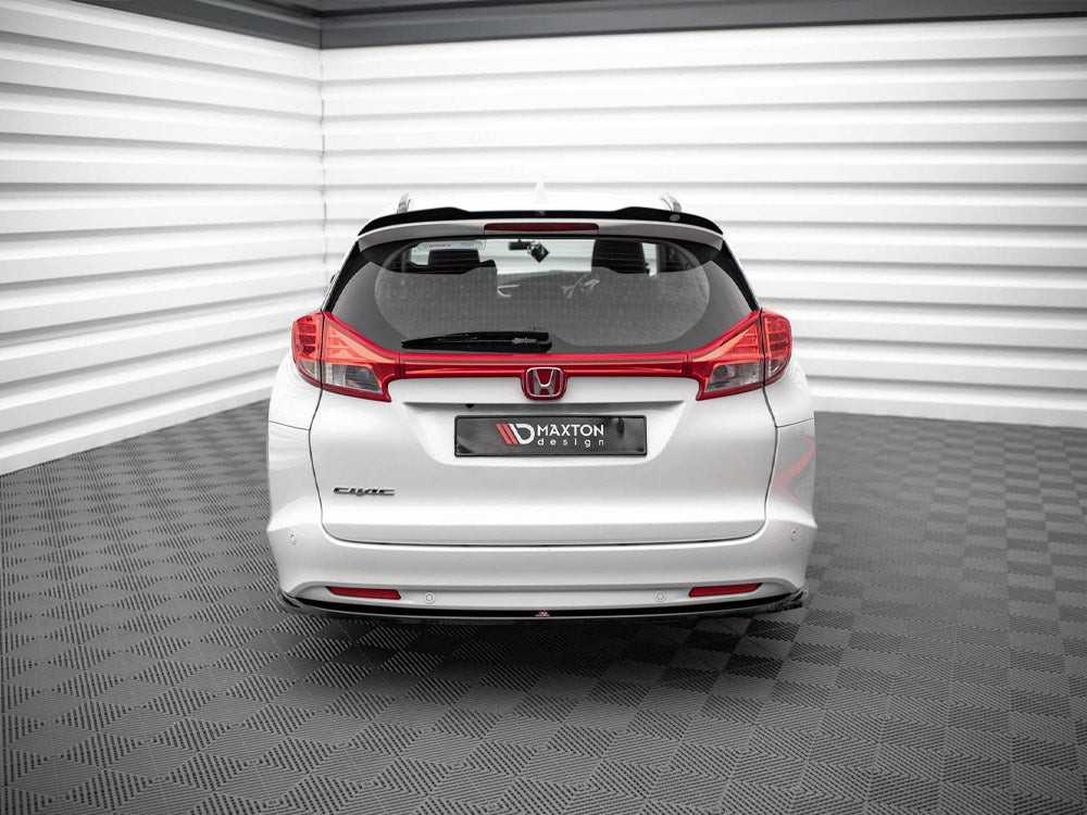 Maxton Design Central Rear Splitter Honda Civic Tourer MK9 - Textured