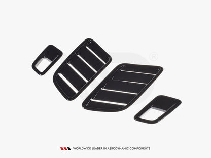 Maxton Design SET OF Bonnet Vents Ford Focus ST-Line / ST Mk4 - Carbon Look