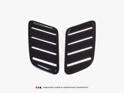 Maxton Design SET OF Bonnet Vents Ford Focus ST-Line / ST Mk4 - Carbon Look
