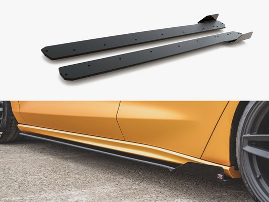 Maxton Design Street PRO Side Skirt Diffusers + Flaps Ford Focus ST / ST-Line Mk4