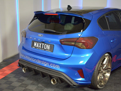 Maxton Design Spoiler CAP V.3 Ford Focus ST-Line Mk4 - Carbon Look