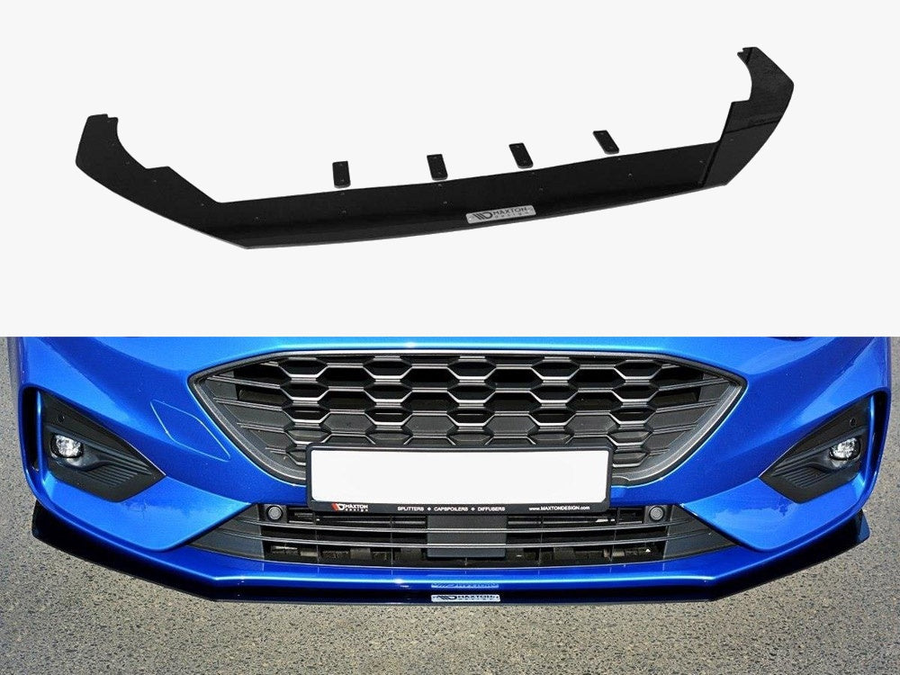 Maxton Design Racing Front Splitter Ford Focus ST / ST-Line Mk4