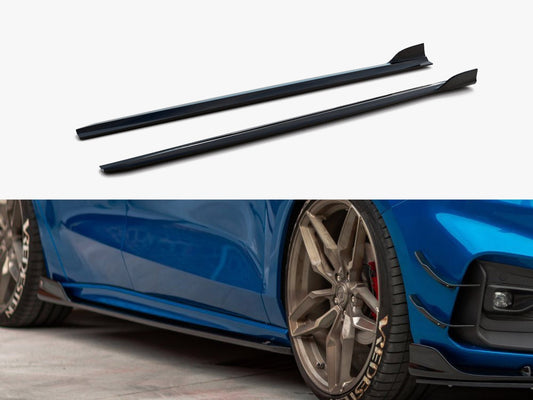 Maxton Design Side Skirt Diffusers Ford Focus Mk4 ST / ST-Line